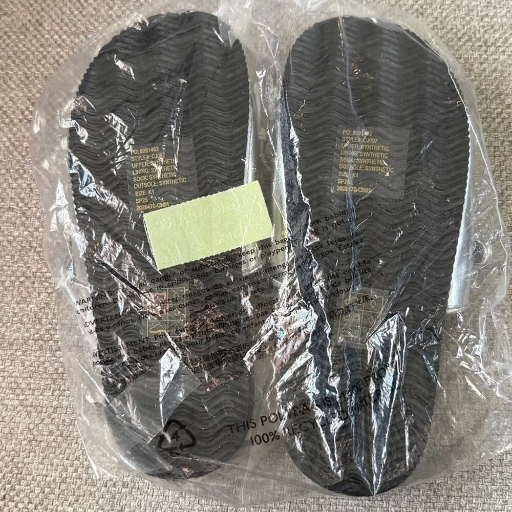 Crewcuts Silver Black Colbie sandals